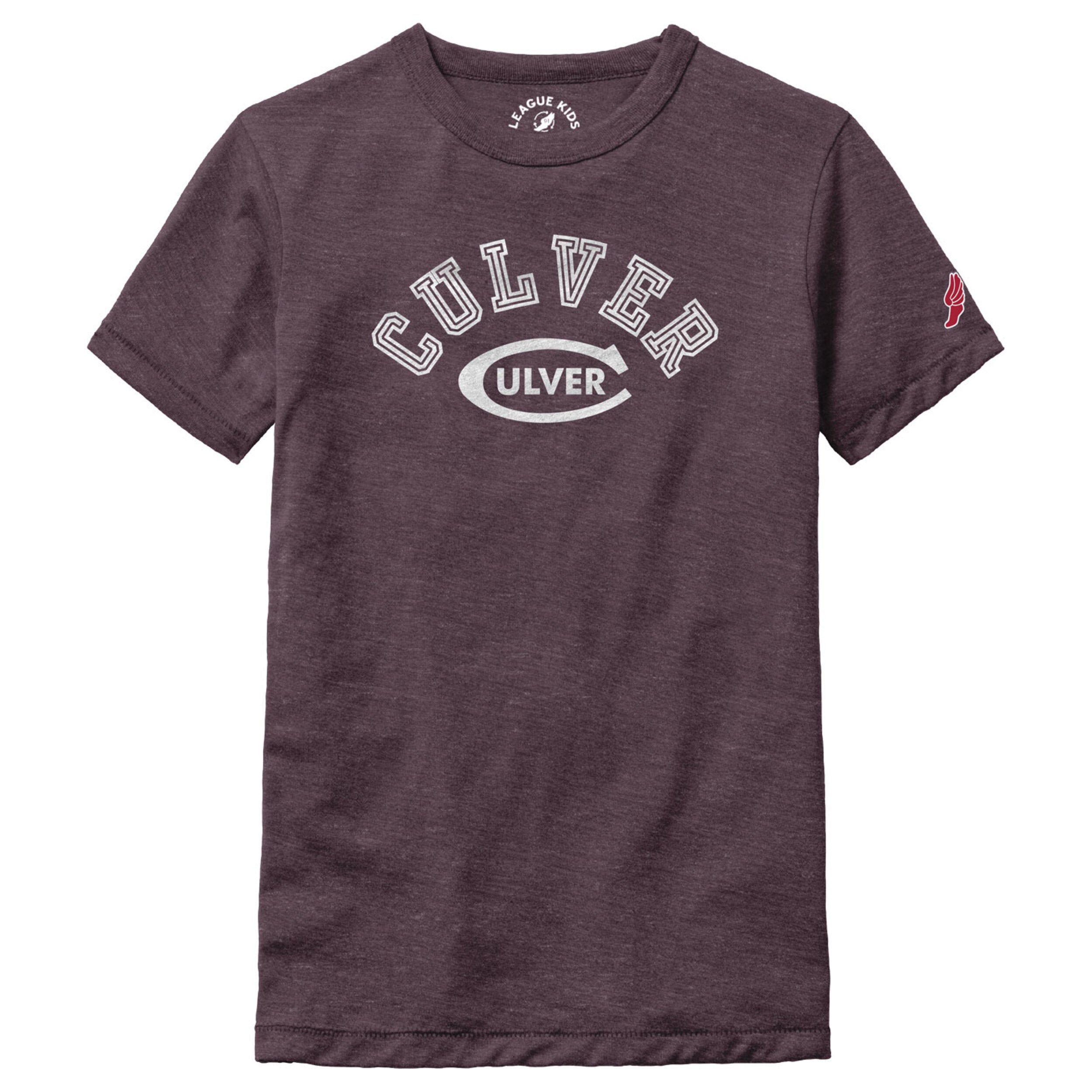 2024 Fashion Youth Victory Falls Tee – Heather Varsity Maroon